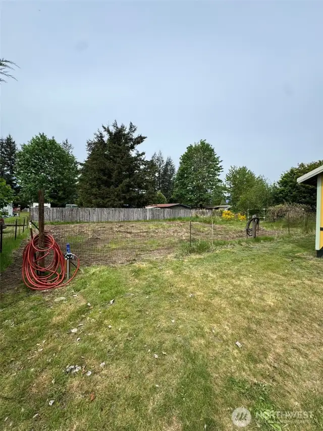 Fenced garden
