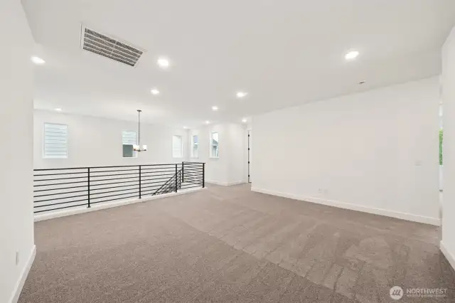 Upstairs loft