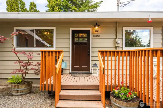 Welcome to your wood built home.