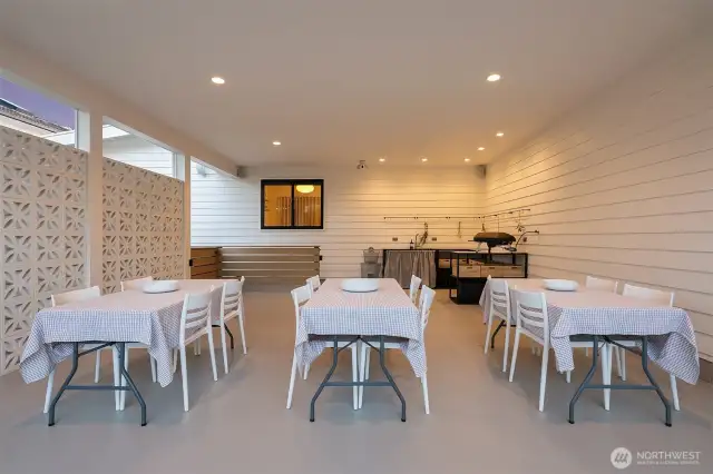Looking to enterain?- room for plenty in carport or room for play under cover on rainy days.