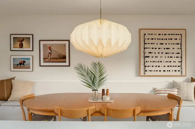 Stunning linen light fixtures from California Workshop.