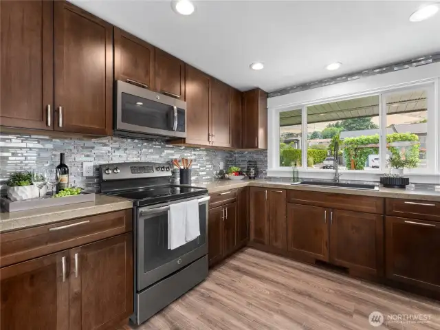 Gorgeous kitchen with beautiful updates.