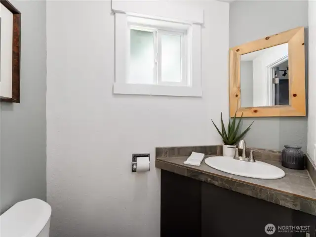 Bathroom in Laundry area.