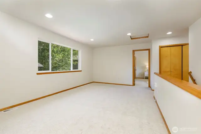 Upstairs family room