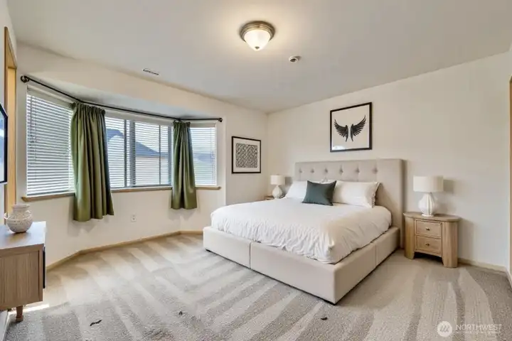 Large Primary Bedroom  *Virtually Staged
