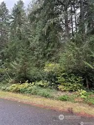 Looking down street