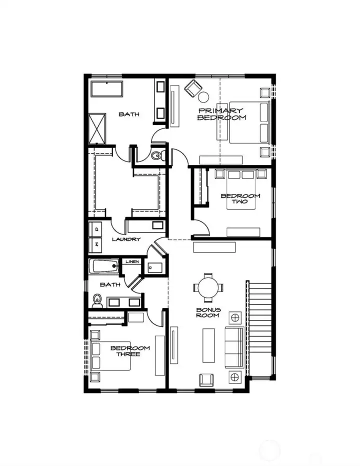 Layout 2nd floor