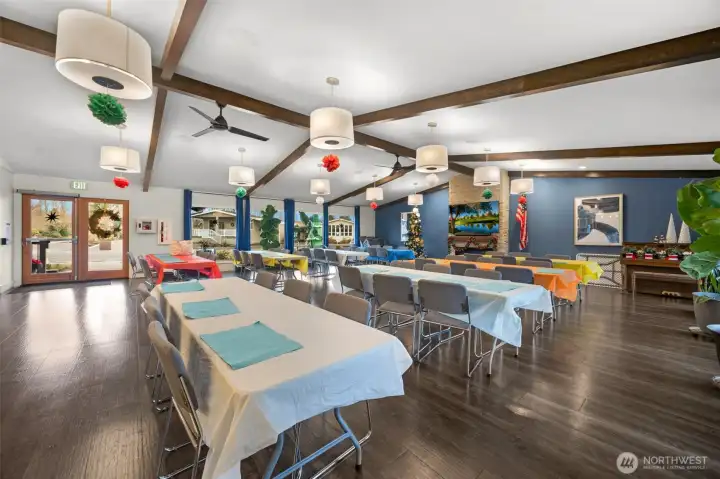 Party room - no cost to host parties