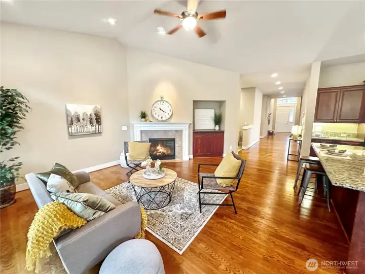 Looking from nook towards entryway.