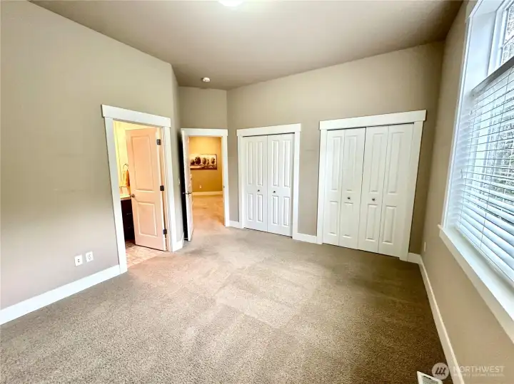 Bedroom #3 offers double closets and private .75 bath.