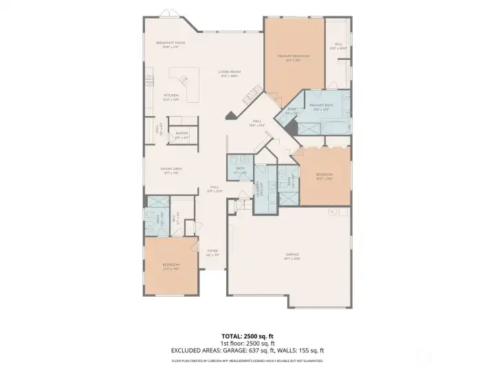 Floor Plan square footage is not per county records.