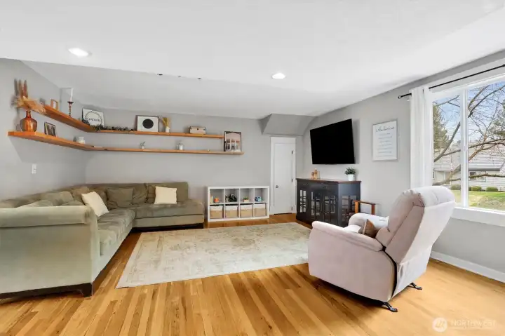 Large living room on the main floor