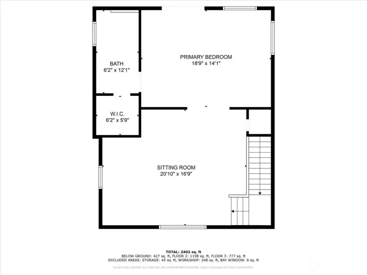 Second floor layout