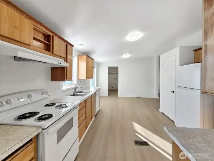 New appliances are included in the sale