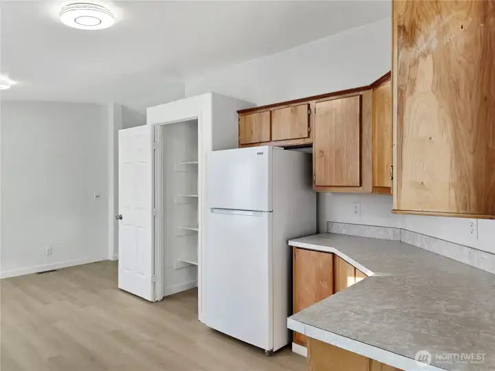 New easy care flooring throughout the home.