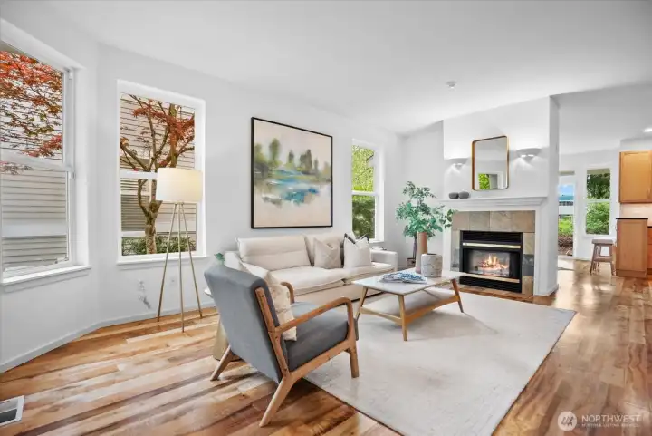 Welcome home!  Bright and airy corner unit!