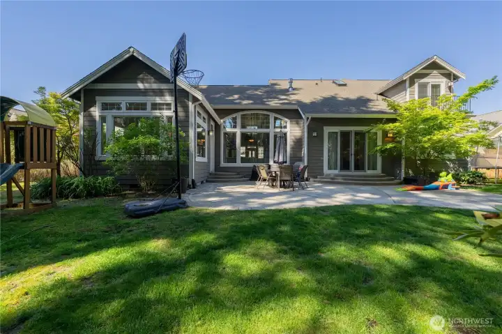 Backside of the house
