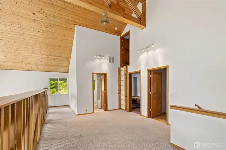 Loft space perfect for game are