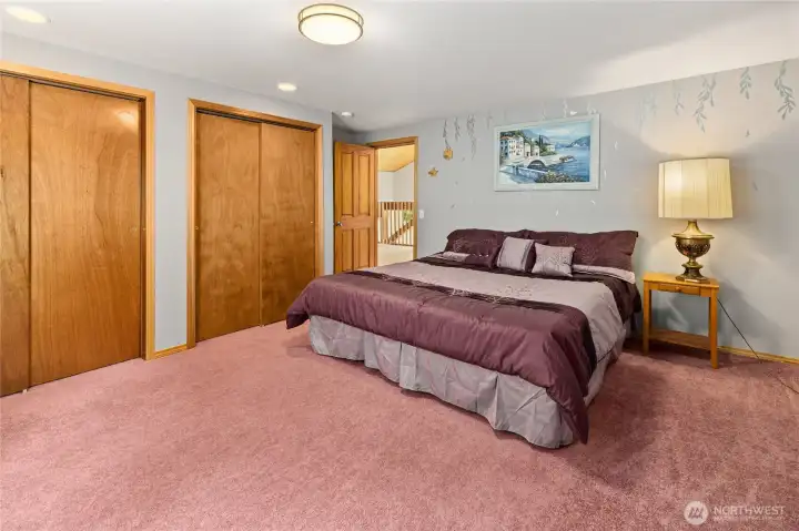 large Upper level bedroom
