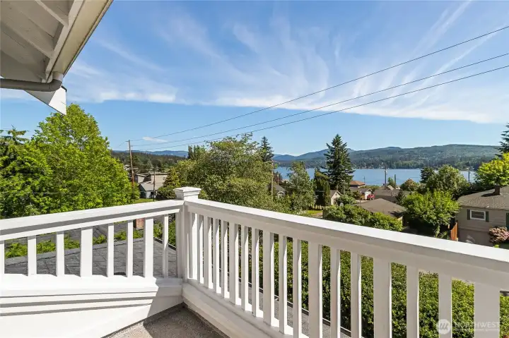 Veranda off of Primary Suite with panoramic views.