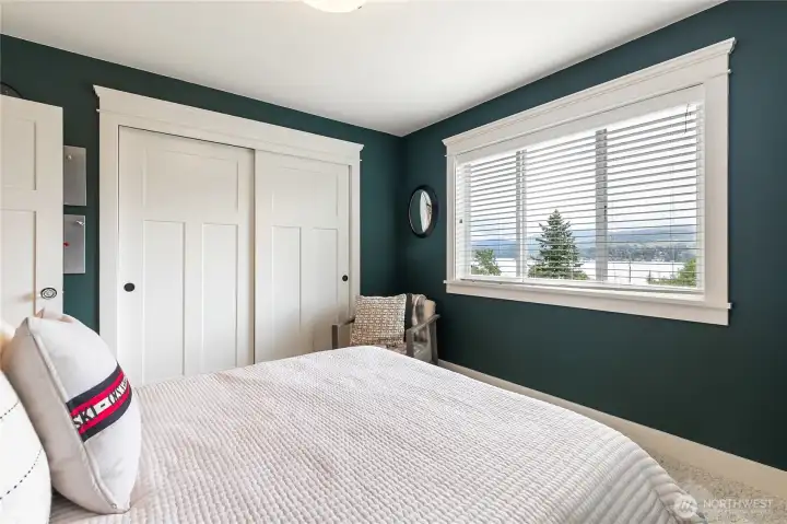 Bedroom 3 - Corner room with lake and territorial views