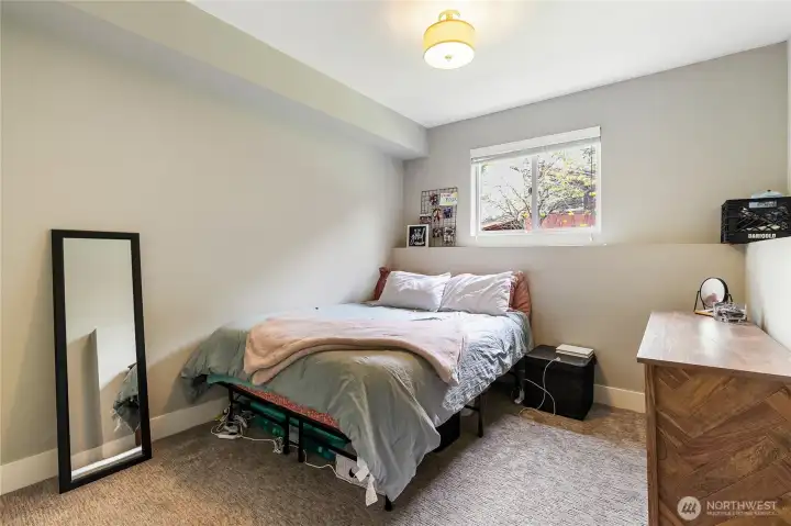 Basement suite bedroom