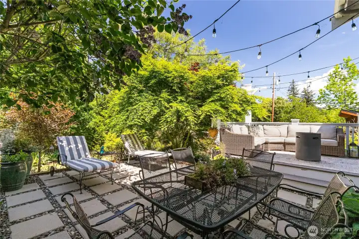 back entertainment  Deck and patio Area