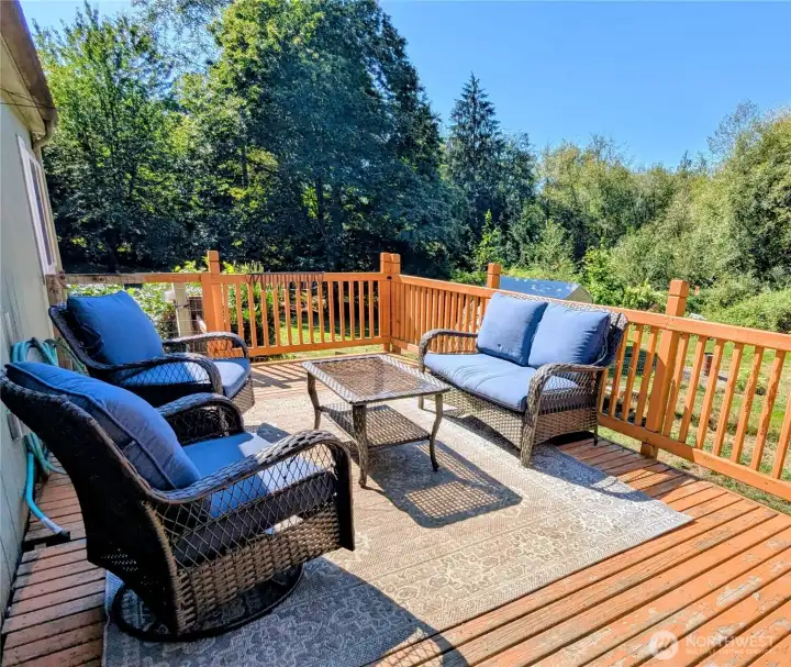 Back Deck Perfect for Entertaining