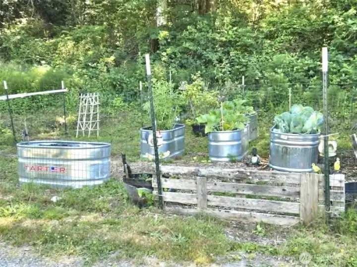 Plenty of space for gardening