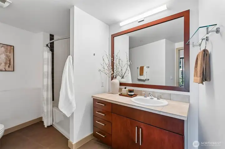 Bathroom with Bathtub and Shower