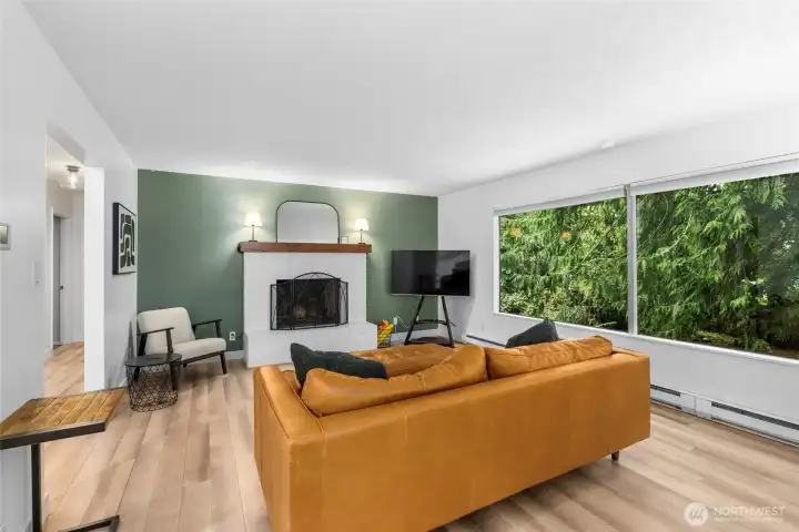 Upstairs living room feels like living in a tree house