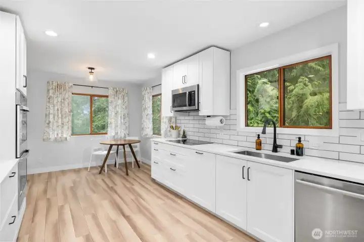 White cabinetry