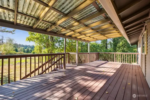Large Deck for whatever you desire!