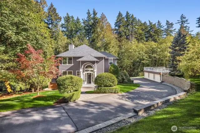 Nestled on a meticulously manicured 41,872 SF lot