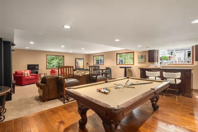 Lower level could be a mil suite or a home office.