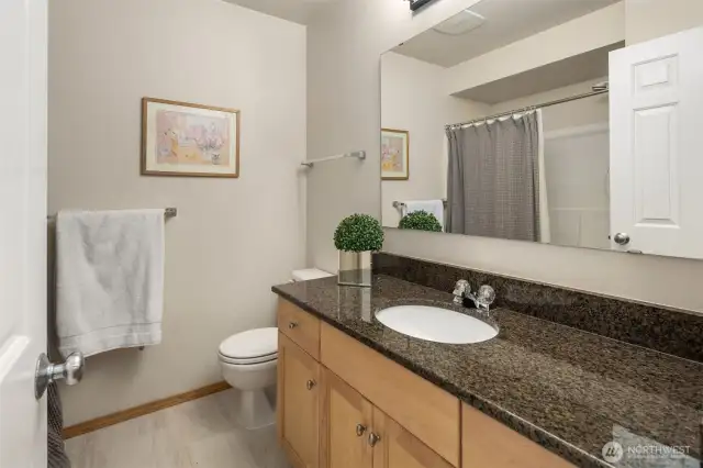Downstairs bathroom.