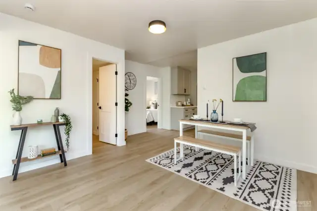 Entry to kitchen