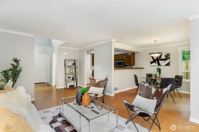 Spacious Main floor living area