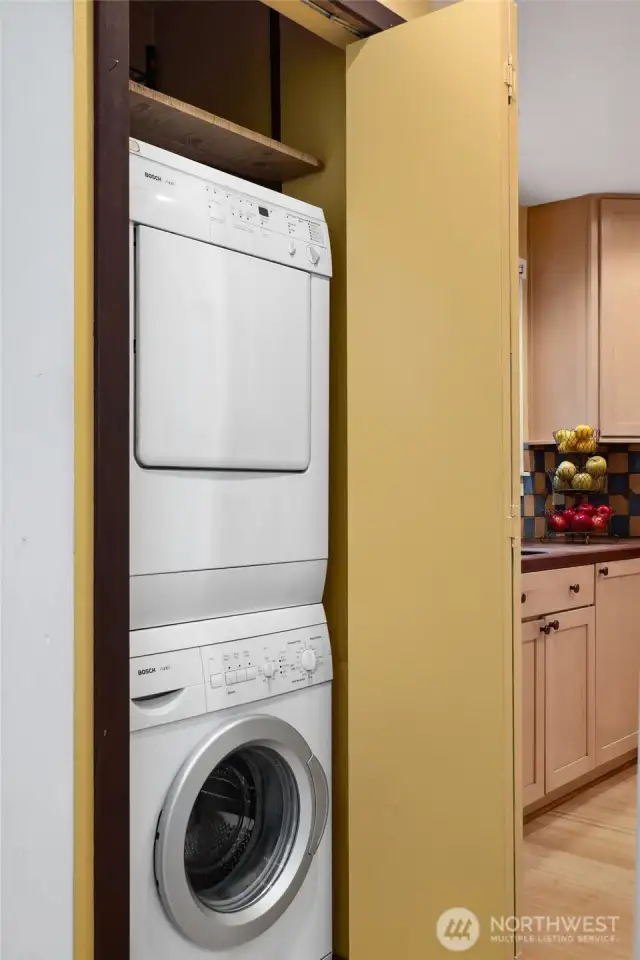 Washer and dryer are in the unit!