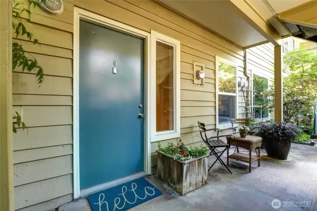 Lots of space by the front door.