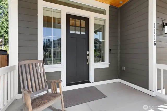 Covered front porch