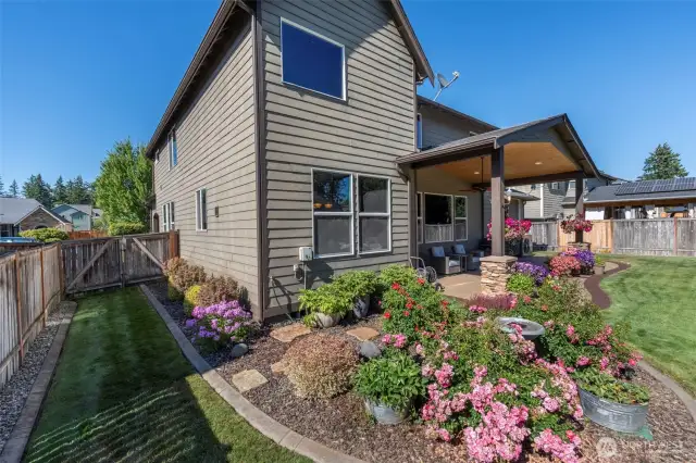 View of back of home and covered patio