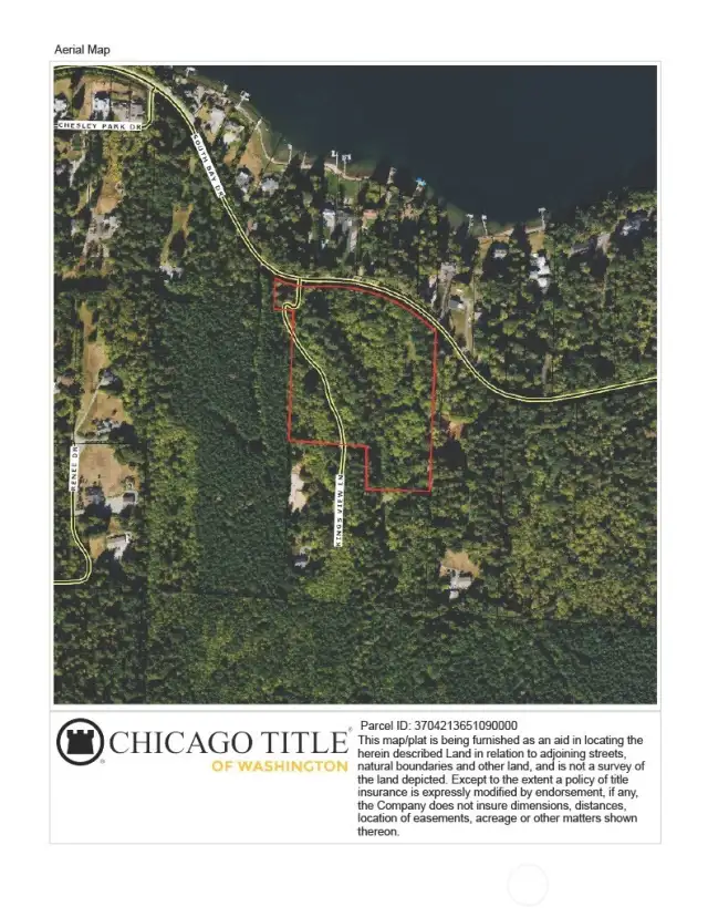 Here is an aerial view of Lot 4.