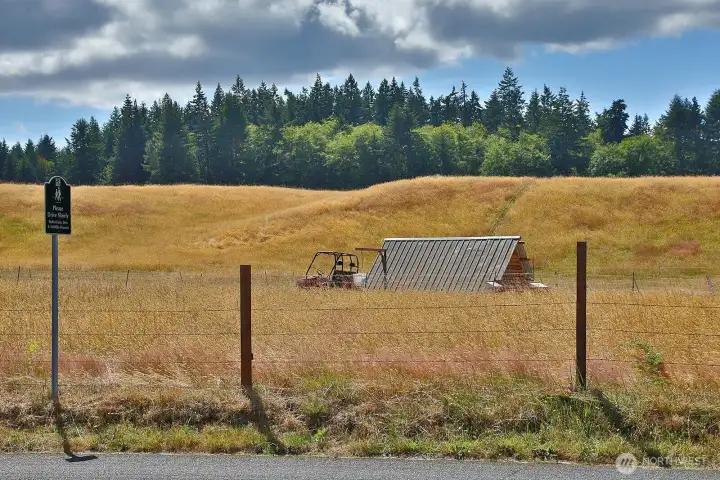 This is a view (from your backyard) of Fossek Farm which runs along Al Anderson Road.