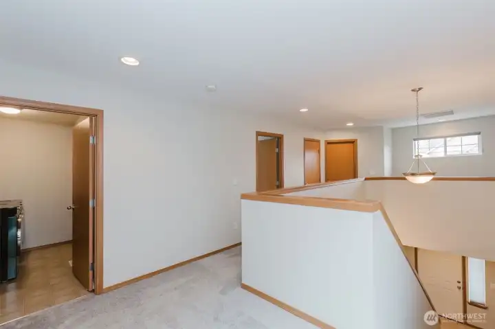 Flexible bonus space at the top of the stairs.