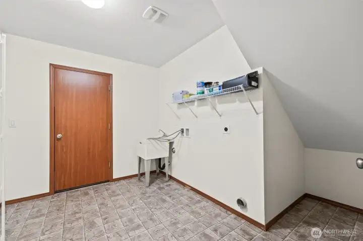 Main floor laundry room