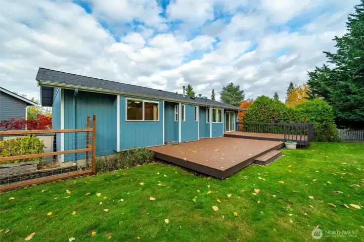 View of the back of the home