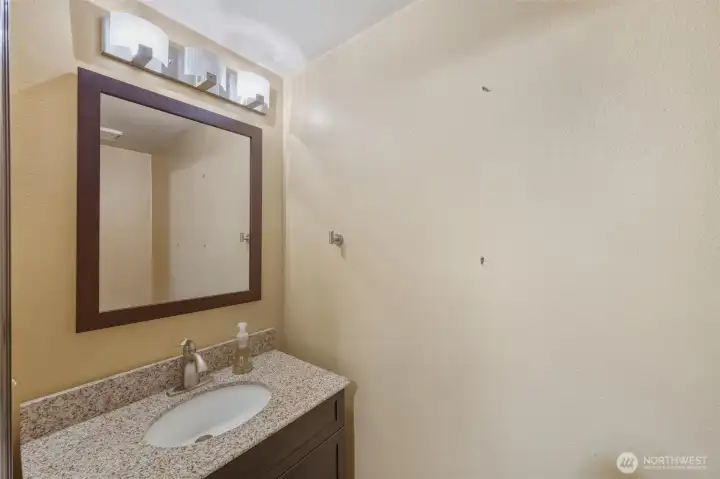 Downstairs half bath