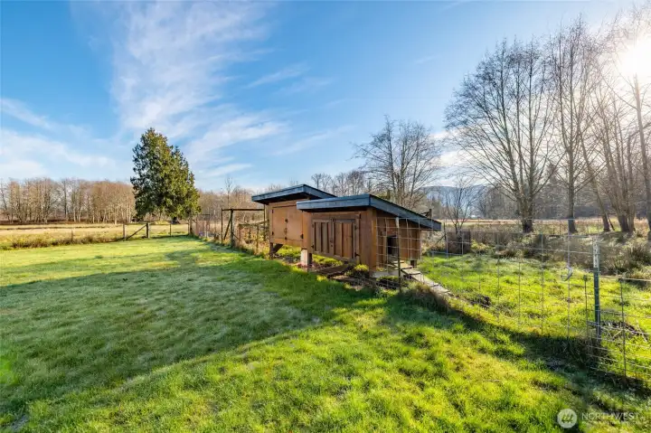 Garden area off the side of the house.