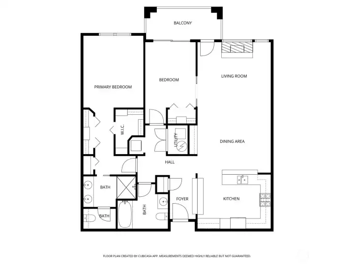 Floor plan - buyer to verify.